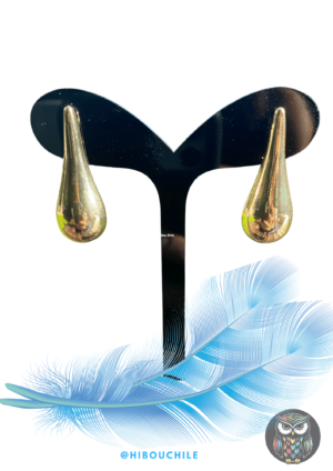 Aros tipo gota fina